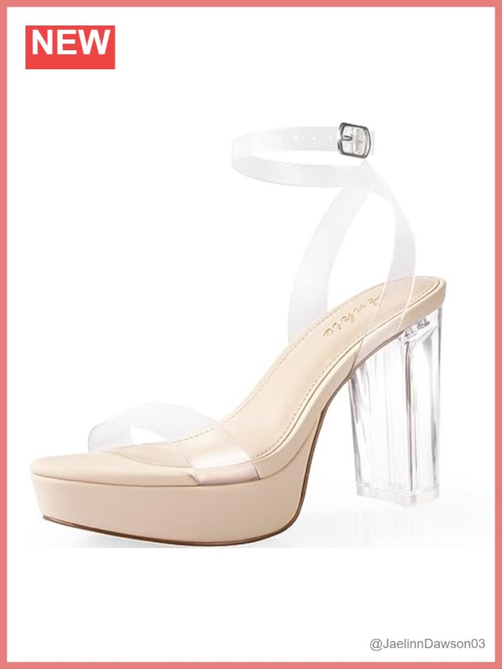 4 Inch Chunky Platform Heels Women Strappy Ankle Strap Open Toe Sandals Block